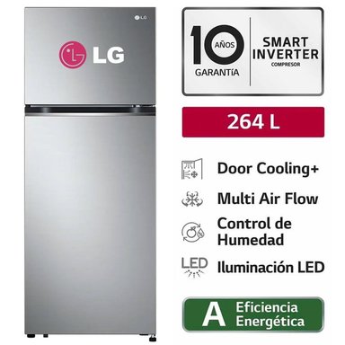 REFRIGERADORA LG GT26BPP 264L NO FROST TOP FREEZER