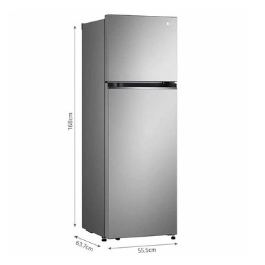 REFRIGERADORA LG GT26BPP 264L NO FROST TOP FREEZER - 2