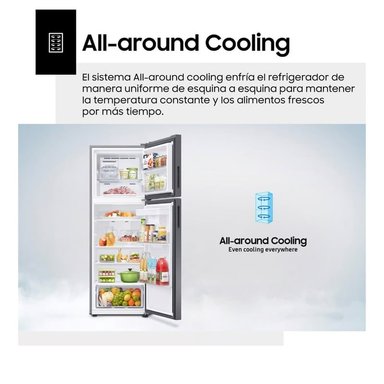 REFRIGERADORA SAMSUNG RT31DG5220S9PE 301L NO FROST TOP MOUNT - 4