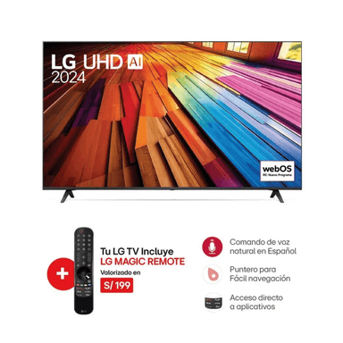 TELEVISOR LG 55' 55UT8050PSB LED 4K ULTRA HD (2024)