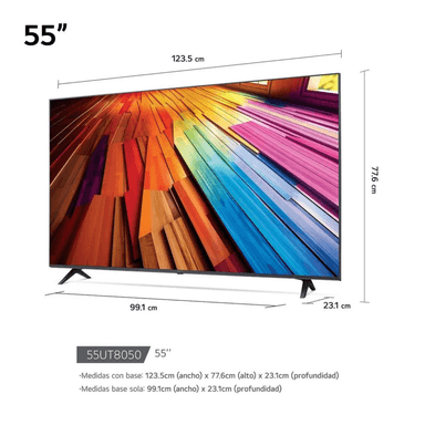 TELEVISOR LG 55' 55UT8050PSB LED 4K ULTRA HD (2024) - 2