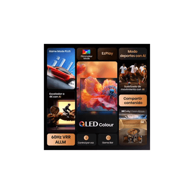 TELEVISOR HISENSE QLED 65 UHD SMART TV 65Q6QV - 2