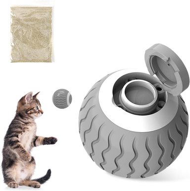 JUGUETE GATOS INTERACTIVO PELOTA CATNIP