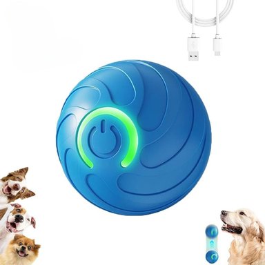 PELOTA PERROS INTERACTIVA JUGUETE REBOTE RECARGABLE