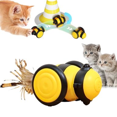 JUGUETE GATOS CARRITO ABEJA INTERACTIVO INTELIGENTE