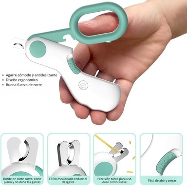 CORTAUÑAS LED PARA GATOS CACHORROS Y ANIMALES PEQUEÑOS, PET GRAVITY - 2