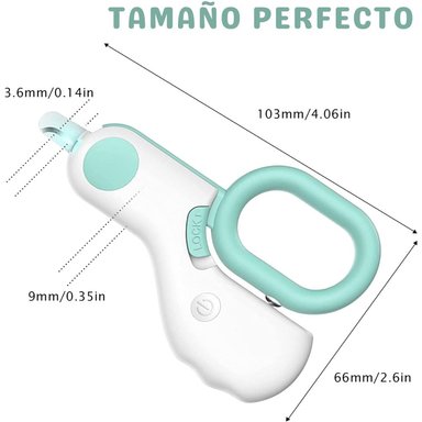 CORTAUÑAS LED PARA GATOS CACHORROS Y ANIMALES PEQUEÑOS, PET GRAVITY - 3