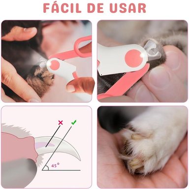 CORTAUÑAS LED PARA GATOS CACHORROS Y ANIMALES PEQUEÑOS, PET GRAVITY - 4