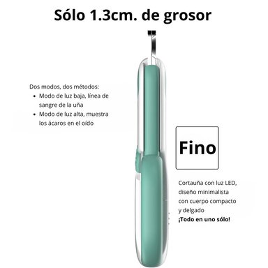 CORTAUÑAS LED PARA GATOS CACHORROS Y ANIMALES PEQUEÑOS, PET GRAVITY - 5