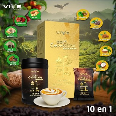 CAPUCCHINO GOLD GOURMET 10 EN 1 ALTA NUTRICIÓN
