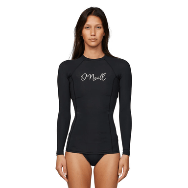 LYCRA MUJER ONEILL REACTOR LS UV RASH VEST BLACK