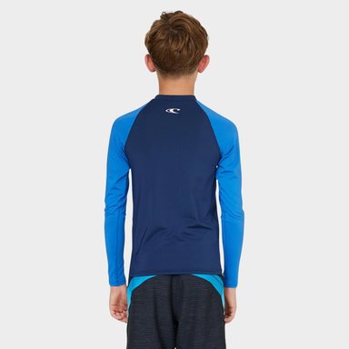 LYCRA NIÑO ONEILL REACTOR BLOCK RASH VEST NVY - 2