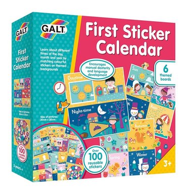 JUEGO EL APRENDIZAJE GALT FIRST STICKER CALENDAR