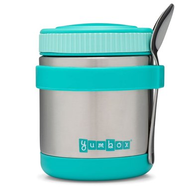 TERMO ZUPPA ACERO INOXIDABLE COMIDA YUMBOX CON BANDA SUJETADORA Y CUCHARA CAICOS AQUA