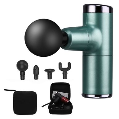 PISTOLA DE MASAJES PROFESIONAL ERGONÓMICA Y POTENTE, COMPACTA Y PORTÁTIL, PERFECTA PARA ALIVIAR DOLORES MUSCULARES