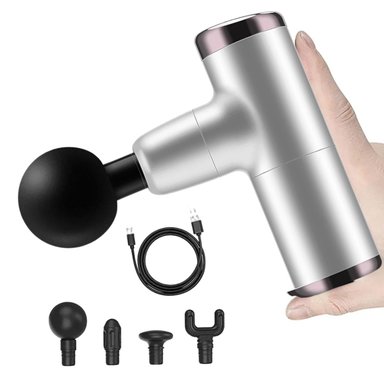 PISTOLA MASAJEADORA PORTÁTIL COMPACTA SILENCIOSA, PROFESIONAL PARA RELAJACIÓN, RECUPERACIÓN MUSCULAR Y TERAPIA DIARIA