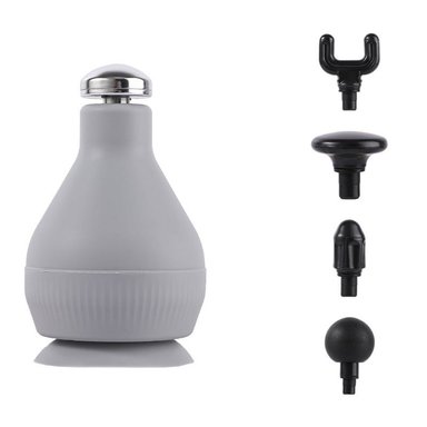 PISTOLA DE MASAJE MUSCULAR VICTORIA HAN CON CALOR, 5 CABEZALES INTERCAMBIABLES Y CARGA USB-C PARA ALIVIO DE DOLORES