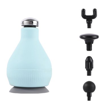 PISTOLA DE MASAJE MUSCULAR VICTORIA HAN CON CALOR, 5 CABEZALES INTERCAMBIABLES Y CARGA USB-C PARA ALIVIO DE DOLORES