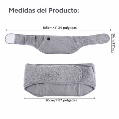 CINTURÓN CALENTADOR MENSTRUAL ELÉCTRICO PARA ALIVIO DE CÓLICOS Y DOLOR ABDOMINAL - 6