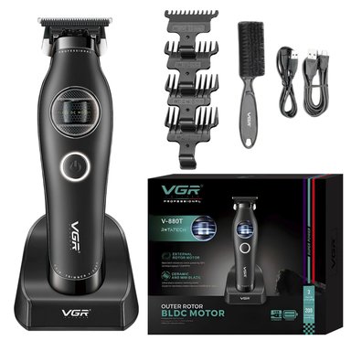 CORTADORA PELO PATILLERA VGR V-880T PROFESIONAL BLDC 7200RPM RECARGABLE - 1