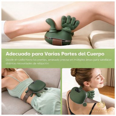 MASAJEADOR DE CUELLO Y HOMBROS CON CALOR 4D, AMASAMIENTO PROFUNDO Y MASAJE SHIATSU - 9