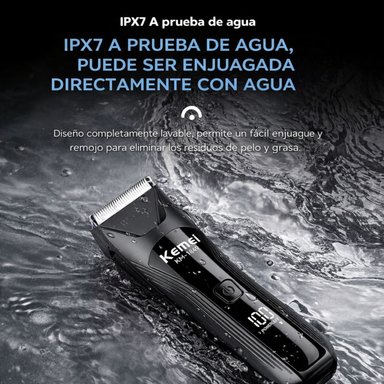 AFEITADORA CORPORAL UNISEX IMPERMEABLE IPX7 CON LUZ LED Y CARGA USB TIPO C - 6