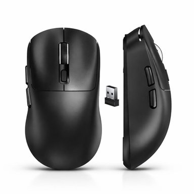 MOUSE BLUETOOTH RECARGABLE ERGONÓMICO 2.4G CON BOTONES LATERALES DPI AJUSTABLE PARA OFICINA ESTUDIO Y HOGAR - 1