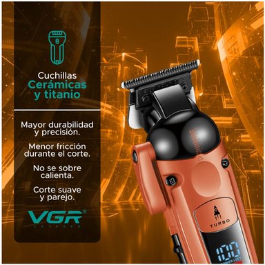 MÁQUINA CORTAR CABELLO VGR V-274 PROFESIONAL FADE TURBO 7000RPM - 5