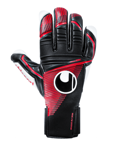 GUANTES UHLSPORT POWERLINE ABSOLUTGRIP HN BLACK RED WHITE