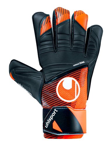 GUANTES UHLSPORT STARTER RESIST+ FLUO ORANGE BLACK WHITE