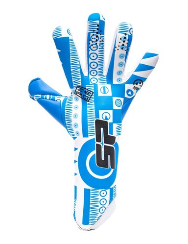 GUANTES SP FUTBOL ZERO PRO AQUALOVE SP FÚTBOL BLUE WHITE