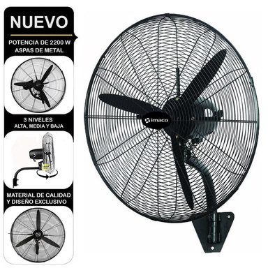 VENTILADOR DE PARED INDUSTRIAL IMACO WF2630 220W