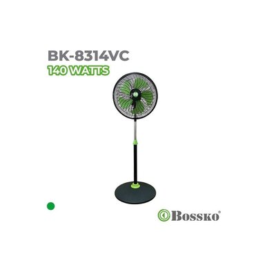 VENTILADOR BOSSKO BK-8314VC PEDESTAL 16" VERDE