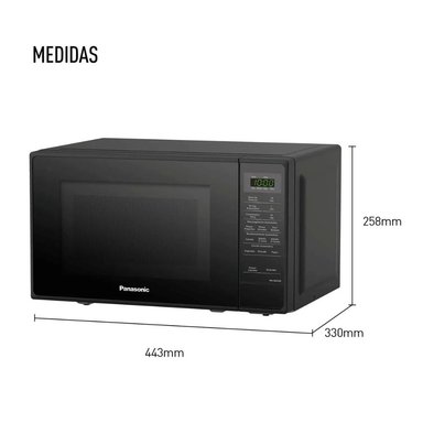 MICROONDAS PANASONIC NN-SB25JBRPK NEGRO 20L - 3