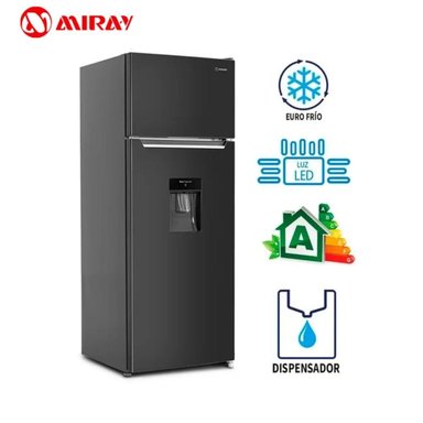 REFRIGERADORA MIRAY 211 LITROS RM-211HD BLACK INOX