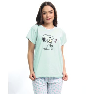 PIJAMA MUJER AD003D PANT+POLO KAMI SUEÑOS
