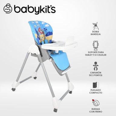 SILLA DE COMER SNACK FRIENDS CELESTE