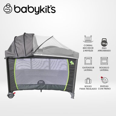 CUNA CORRAL ROMA GRIS