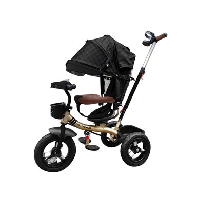 TRICICLO FORT PREMIUM GOLD - 5 EN 1 NEGRO - 2