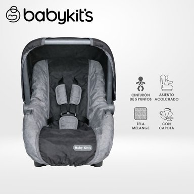 PORTABEBÉ CON TUL NEGRO