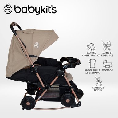 NUEVO COCHE CUNA MECEDOR BALANCIN SX BEIGE