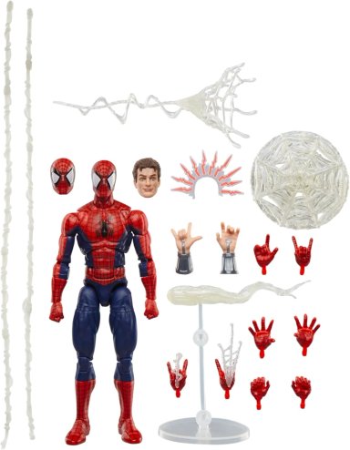 MARVEL LEGENDS MAXIMUM SERIES SPIDER-MAN, DELUXE SPIDER-MAN COMICS FIGURA