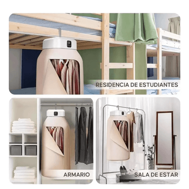 SECADOR DE ROPA PORTÁTIL 600W SECADO RÁPIDO BAJO CONSUMO - BEIGE EFICIENTE - 3