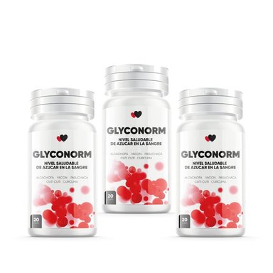 SUPLEMENTO NUTRICIONAL GLYCONORM PACK 3