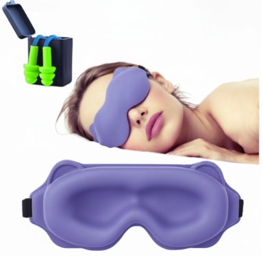 ANTIFAZ PARA DORMIR LENTE 3D MASCARA OJOS AJUSTABLE AISLA LUZ