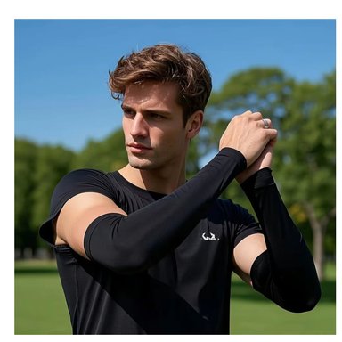 SET 3 PARES MANGA AQUA-X® DEPORTIVA HOMBRE MUJER CICLISMO MOTO VOLAY FUTBALL - 2
