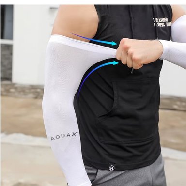 SET 3 PARES MANGA AQUA-X® DEPORTIVA HOMBRE MUJER CICLISMO MOTO VOLAY FUTBALL - 7