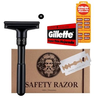MÁQUINA AFEITAR RASURADORA AFEITADORA CLÁSICA INOXIDABLE +01 BLISTER GILLETTE