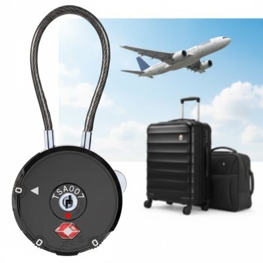 CANDADO TSA PAD LOK COMBINACION MALETAS TRAVEL CASILLEROS MOCHILAS AEROPUERTOS