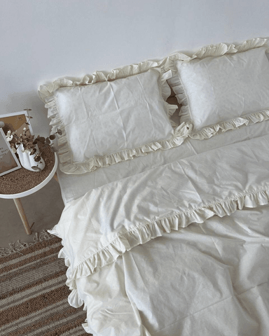 FUNDA PLUMÓN BOOMS ALGODÓN BRAMANTE FULL IVORY 200 HILOS - 1
